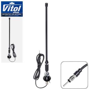 Антена Vitol врізна гумова 0,4м (61022-VITOL) | Фото 1