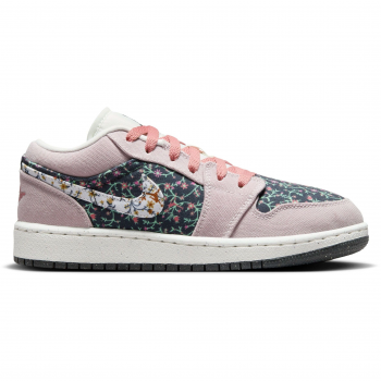 Кеди підліткові для дівчаток Nike Air Jordan 1 Low SE GS FJ3445-001 35.5 (4Y US) рожеві | Фото 1