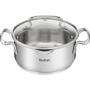 Каструля Tefal DUETTO+, 2л, з кришкою, нержавюча сталь, скло (G7194356) | Фото 1
