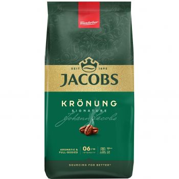 Кава Jacobs зерна Kronung , 1000гр, купаж арабіка/робуста (8711000539330) Кава Jacobs зерна Kronung , 1000гр, купаж арабіка/робуста (8711000539330) | Фото 1