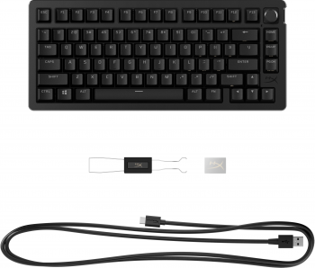 Ігрова клавіатура HyperX Alloy Rise 75 PBT HX Red USB RGB EN/UKR, Black (7G7A4AA) Ігрова клавіатура HyperX Alloy Rise 75 PBT HX Red USB RGB EN/UKR, Black (7G7A4AA) | Фото 8