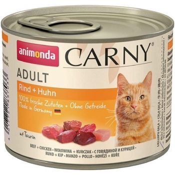 Корм вологий для котів Carny з яловичиною та куркою 200 г (4017721837033) Корм вологий для котів Carny з яловичиною та куркою 200 г (4017721837033) | Фото 1