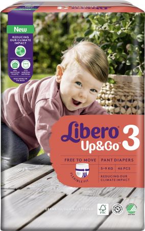 Підгузки-трусики LIBERO Up&Go 3 (5-9 кг), 46 шт (7322541742076) | Фото 7
