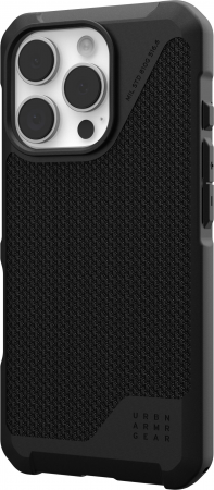 Чохол UAG для Apple iPhone 16 Pro Metropolis LT Magsafe, Kevlar Black (114452113940) | Фото 3