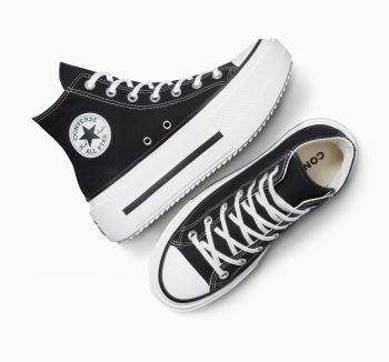 Кеди жіночі CONVERSE Chuck Taylor All Star Lift Double Stack A12975C 39 (6 US) чорні (194435561745) Кеди жіночі CONVERSE Chuck Taylor All Star Lift Double Stack A12975C 39 (6 US) чорні (194435561745) | Фото 6