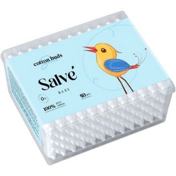Ватні палички для дітей Salve 50 шт (5853954200614) | Фото 1