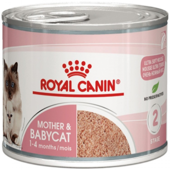 Вологий корм для кошенят Royal Canin Mother&Babycat Cans 195г | Фото 1