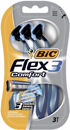 BIC Flex 3 Comfort 3 шт (3086123363786) | Фото 1