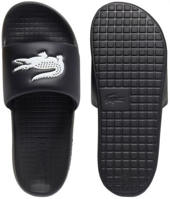 Шльопанці чоловічі Lacoste Serve Slide 1.0 749CMA0021-312 43 (9 UK) чорні | Фото 3