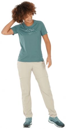 Футболка жіноча для гірського туризму Quechua MH500 8843923 2XL зелений (5044689_Quechua) | Фото 2