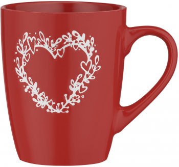 Чашка ARDESTO Heart, 320мл, червоний (AR3467R) Купить чашку, кружку Чашка ARDESTO Heart, 320мл, червоний (AR3467R) | Фото 2