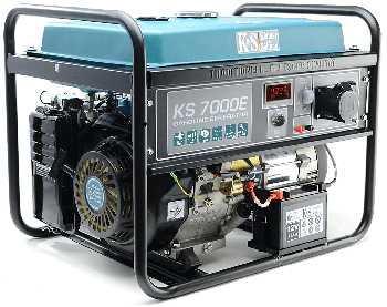 Бензиновий генератор Konner&Sohnen KS 7000E, 230В, 5.5кВт (KS7000E) | Фото 1