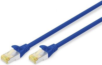 DIGITUS CAT 6a S-FTP, 1м, AWG 26/7 синего цвета (DK-1644-A-010/B) | Фото 1