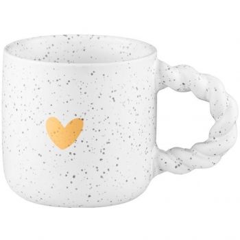 Чашка ARDESTO My heart, 300мл, кераміка, сірий світлий (AR3082G) Купить чашку, кружку Чашка ARDESTO My heart, 300мл, кераміка, сірий світлий (AR3082G) | Фото 1