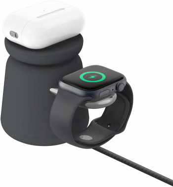 Бездротовий зарядний пристрій Belkin 2в1 MagSafe iPhone/Watch/AirPods Charcoal Mass (WIZ020VFH36) Бездротовий зарядний пристрій Belkin 2в1 MagSafe iPhone/Watch/AirPods Charcoal Mass (WIZ020VFH36) | Фото 12