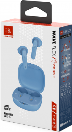 Навушники JBL Wave Flex Blue (JBLWFLEXBLU) | Фото 7