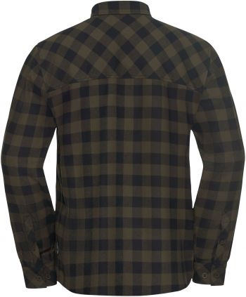 Сорочка чоловіча Jack Wolfskin Lite Flannel Shirt M A65026_T0328 M хакі/чорна (4064886563857) Сорочка чоловіча Jack Wolfskin Lite Flannel Shirt M A65026_T0328 M хакі/чорна (4064886563857) | Фото 2