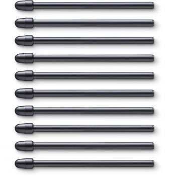 Набір стандартних наконечників WACOM для Intuos PRO New чорнi, 10 шт (ACK22211) | Фото 1