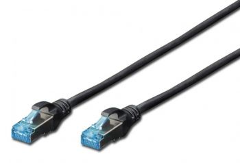 DIGITUS cat.5e, SF-UTP, 5м, AWG 26/7, черный (DK-1531-050/BL) | Фото 1