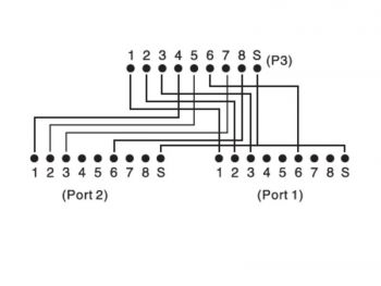 DIGITUS Разветвитель CAT 5e STP PC-PC (DN-93904) Купить пассивное сетевое оборудование DIGITUS Разветвитель CAT 5e STP PC-PC (DN-93904) | Фото 2