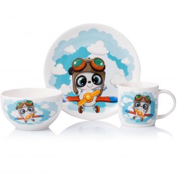 Купить детский столовый набор ARDESTO Panda pilot 3 пр. (AR3451PS) | Фото 1