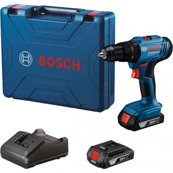 Шуруповерт-дриль ударний акумуляторний BOSCH GSB 183-LI 18В 2х2А·год (0.601.9K9.100) | Фото 1