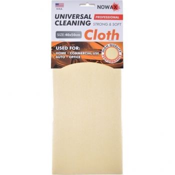 Ганчірка Nowax Професійна для авто 40x50см. (Жовта) (NX63451) | Фото 1