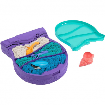 Набір піску для дитячої творчості - Kinetic Sand Морські глибини (3 кольори, 680 G, Акссес.) | Фото 1