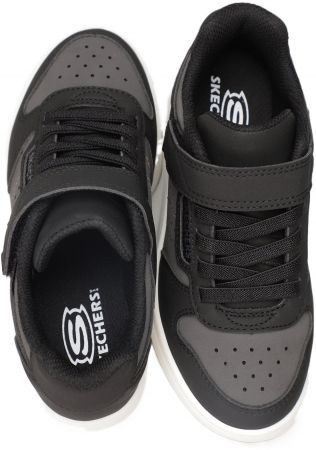 Кеди низькі підліткові для хлопчиків Skechers Quick Street 405652L BLK 33.5 (2 US) чорний(KK3648-20) Кеди низькі підліткові для хлопчиків Skechers Quick Street 405652L BLK 33.5 (2 US) чорний(KK3648-20) | Фото 5