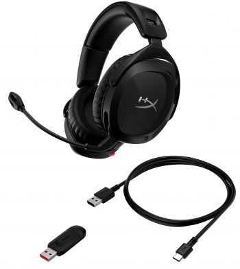 Ігрова гарнітура HyperX Cloud Stinger 2 WL, Black (676A2AA) Ігрова гарнітура HyperX Cloud Stinger 2 WL, Black (676A2AA) | Фото 7