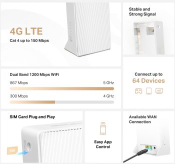 Маршрутизатор MERCUSYS MB130-4G | Фото 3