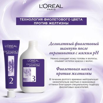 Стійка фарба для волосся L'Oreal Paris Excellence Cool Creme 7.11 Ультрапопелястий русявий (3600524094331) | Фото 2