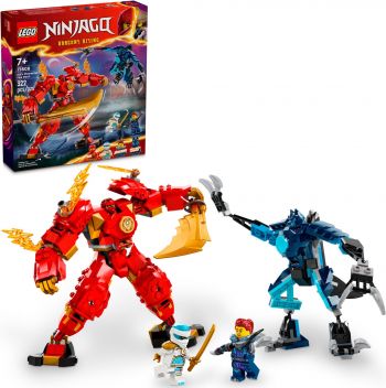 Купить конструктор Конструктор LEGO NINJAGO Робот вогняної стихії Кая (71808) | Фото 3
