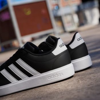 Кеди чоловічі ADIDAS Grand Court 2.0 GW9196 43 1/3 (9 UK) чорні (4065426234084) | Фото 5