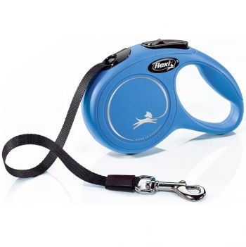 Повідець-рулетка Flexi New Classic XS 3 м Синій (4000498023112) | Фото 1