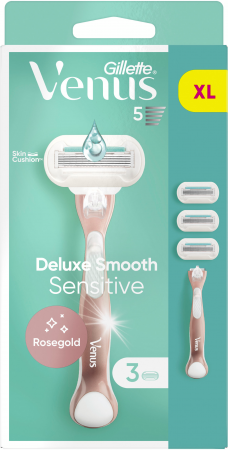 Бритва Gillette Venus Sensitive Smooth c 3 змінними картриджами (7702018609994) | Фото 7