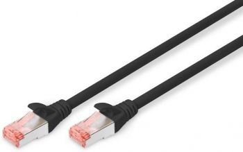 DIGITUS CAT 6 S-FTP, 0.5м, AWG 27/7, LSZH, черный (DK-1644-005/BL) | Фото 1