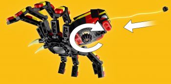 Конструктор LEGO Creator Дикі тварини: Дивовижний павук (31159) | Фото 6