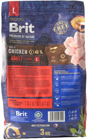 Сухий корм для дорослих собак великих порід Brit Premium Adult L зі смаком курки 8 кг (8595602526451) Сухий корм для дорослих собак великих порід Brit Premium Adult L зі смаком курки 8 кг (8595602526451) | Фото 10