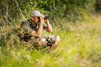 Футболка чоловіча для полювання Solognac 100 8734911 XL зелена (4493048_Solognac) | Фото 3