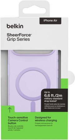 Чохол BELKIN для APPLE iPhone Air Magnetic Protective Grip Lavender (MSA037HQLV) | Фото 2