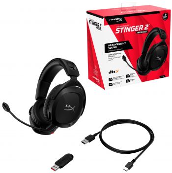 Ігрова гарнітура HyperX Cloud Stinger 2 WL, Black (676A2AA) Ігрова гарнітура HyperX Cloud Stinger 2 WL, Black (676A2AA) | Фото 6