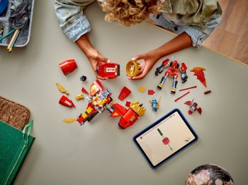 Купить конструктор Конструктор LEGO NINJAGO Штормовий робот-вершник Кая (71830) | Фото 9