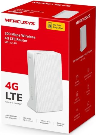 Роутер MERCUSYS MB112-4G N300 4G/LTE 1xFE LAN 1xFE WAN (MB112-4G) | Фото 4