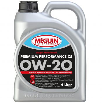 Моторна олива Meguin Premium Performance SAE 0W-20 - 4л (33073) | Фото 1