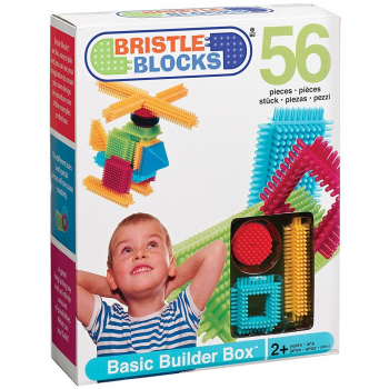 Конструктор Battat Lite серії Bristle Blocks – Будівельник (56 Деталей, в Коробці) (BT3070Z) | Фото 1