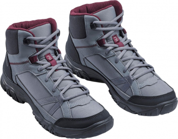 Черевики жіночі для туризму Quechua NH100 8649282 39 сірі | Фото 2