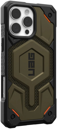 Чохол UAG для Apple iPhone 16 Pro Max Monarch Pro Magsafe, Kevlar Element Green (11445711397B) | Фото 4