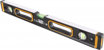 Рівень TOLSEN Профі, 60см, 3 капсули, алюмінієвий, з магнітами, отвори для руки (35112) Рівень TOLSEN Профі, 60см, 3 капсули, алюмінієвий, з магнітами, отвори для руки (35112) | Фото 4