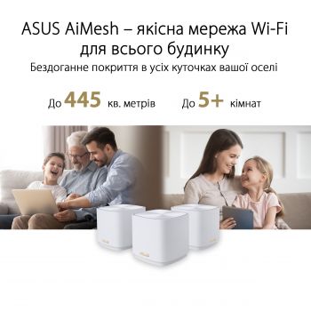 Wi-Fi Mesh система ASUS Router ZenWiFi XD4 2PK PLUS white AX1800 (90IG07M0-MO3C20) | Фото 9